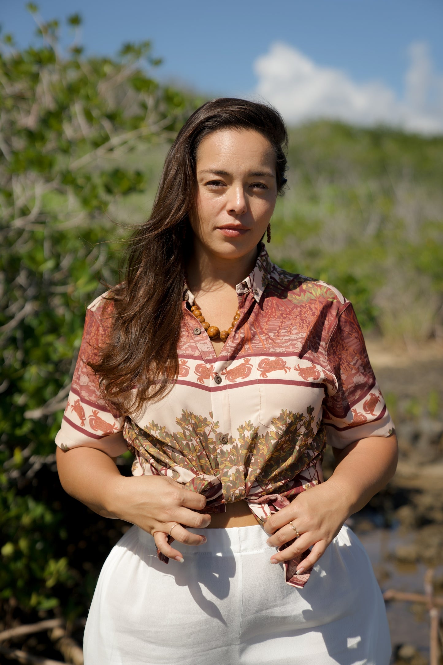 Crab & Mangrove Button Down Shirt