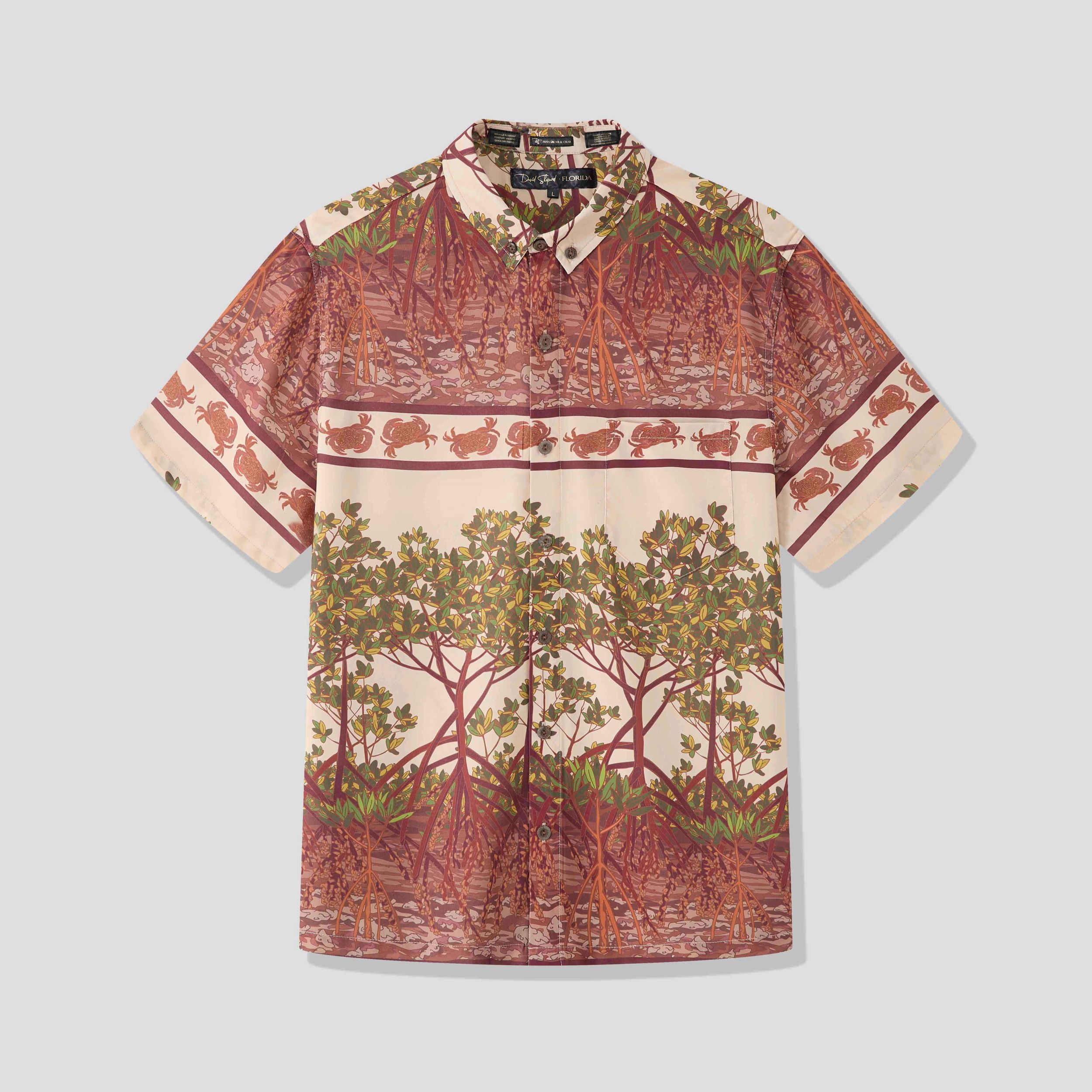 Crab & Mangrove Button Down Shirt – David Shepard Florida