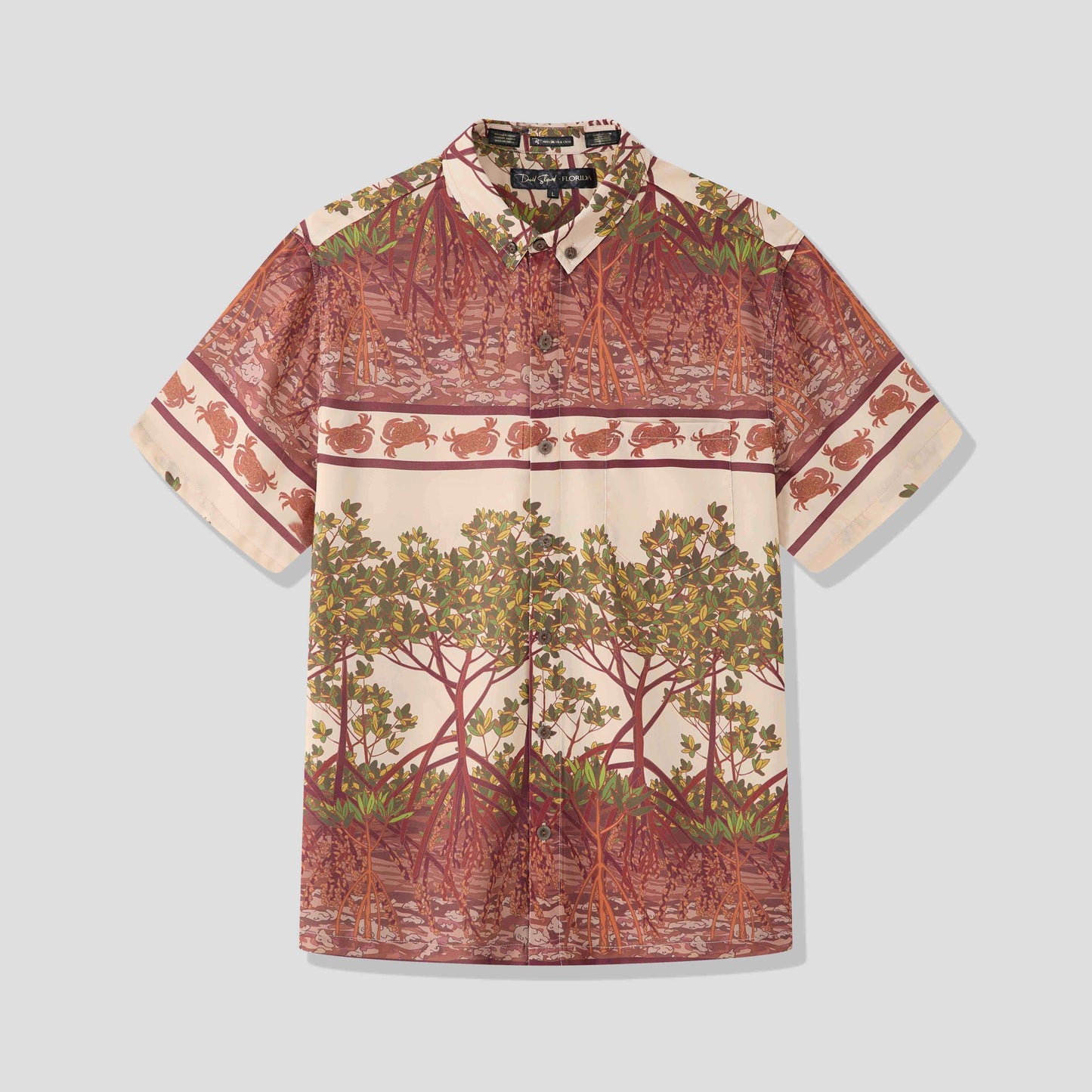 Crab & Mangrove Button Down Shirt