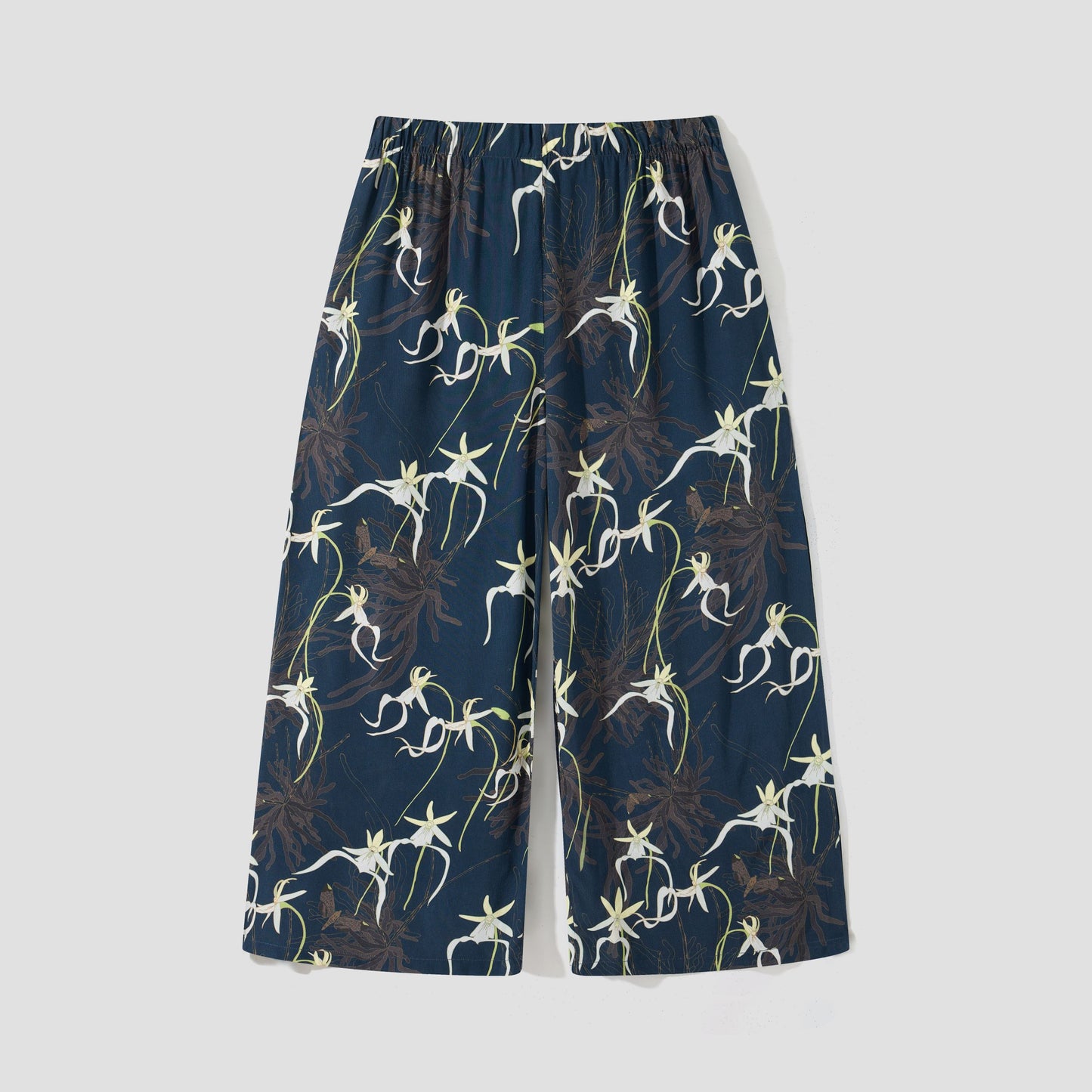 Ghost Orchid Navy Palazzo Pants