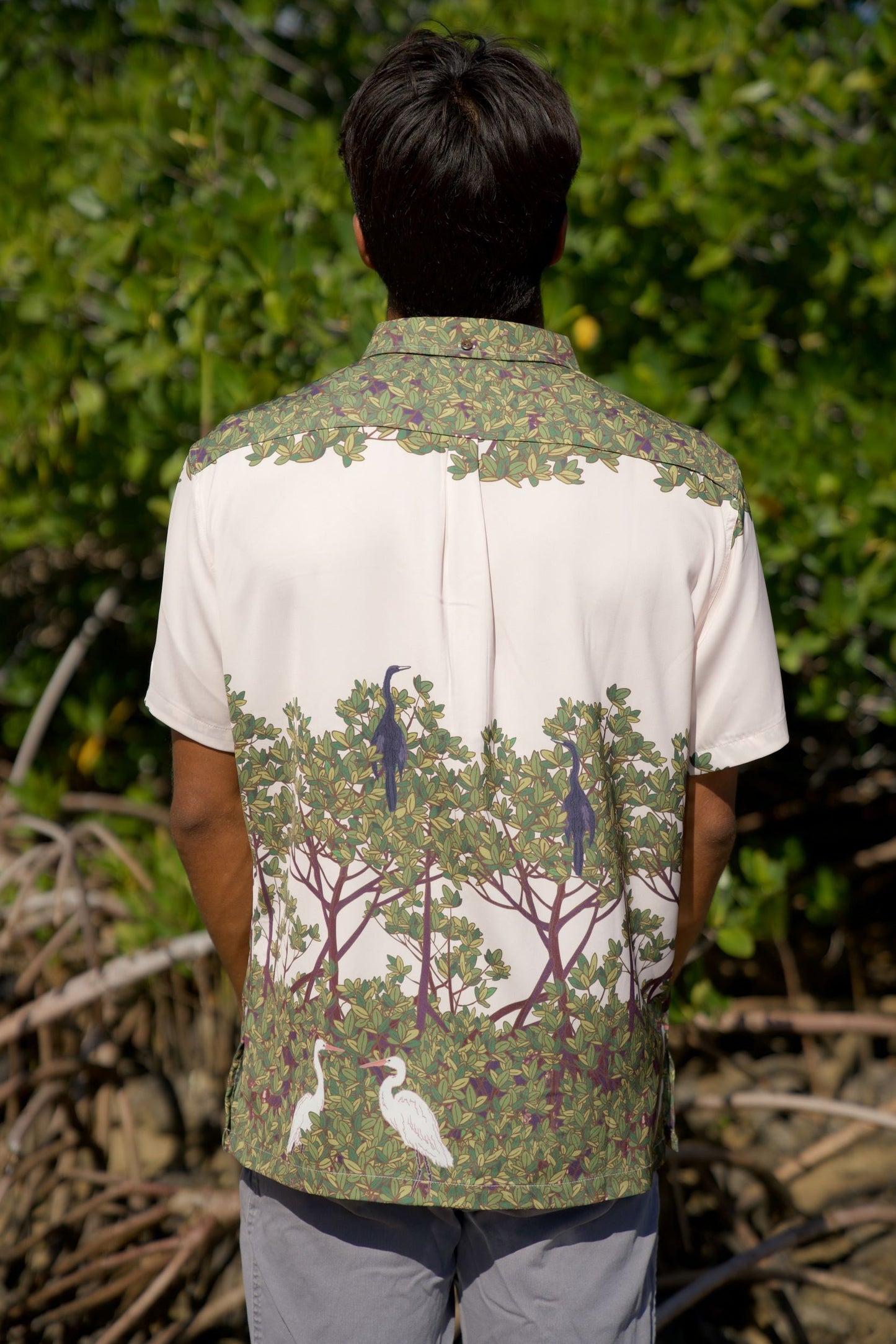 Heron & Anhinga Button Down Shirt