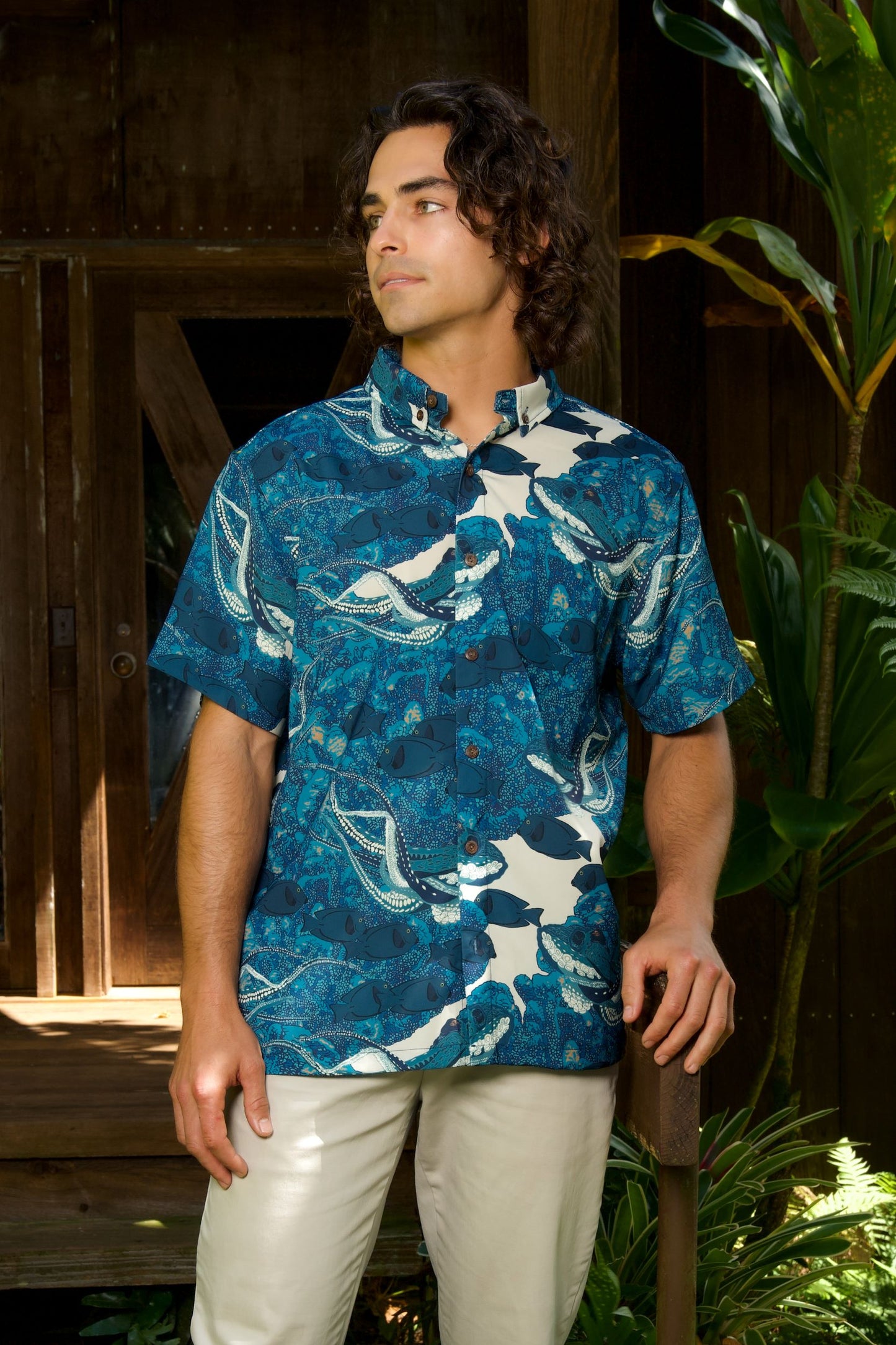 Octopus & Tang Button Down Shirt