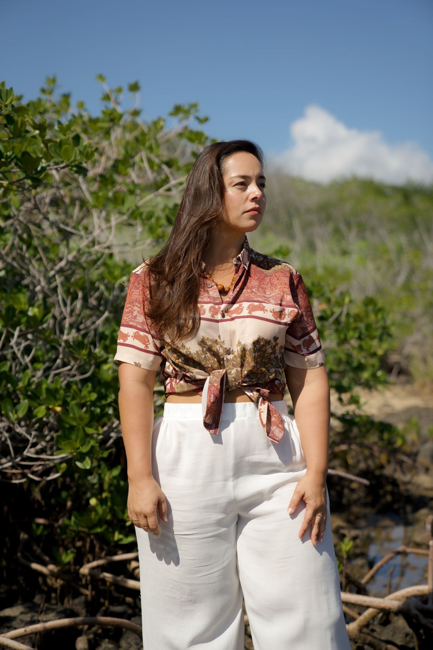 Crab & Mangrove Button Down Shirt