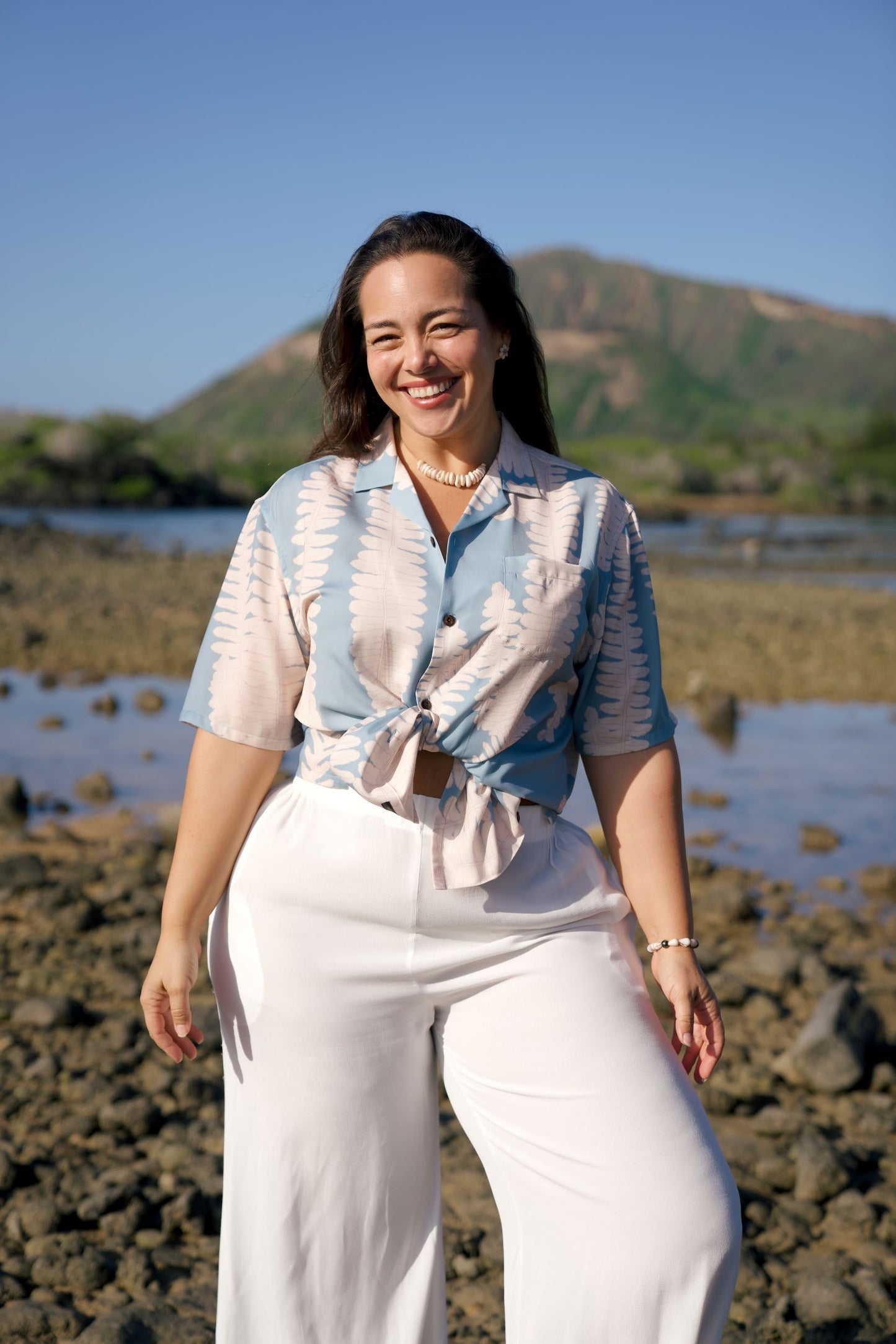 Sword Fern Vintage Cut Button Down Shirt