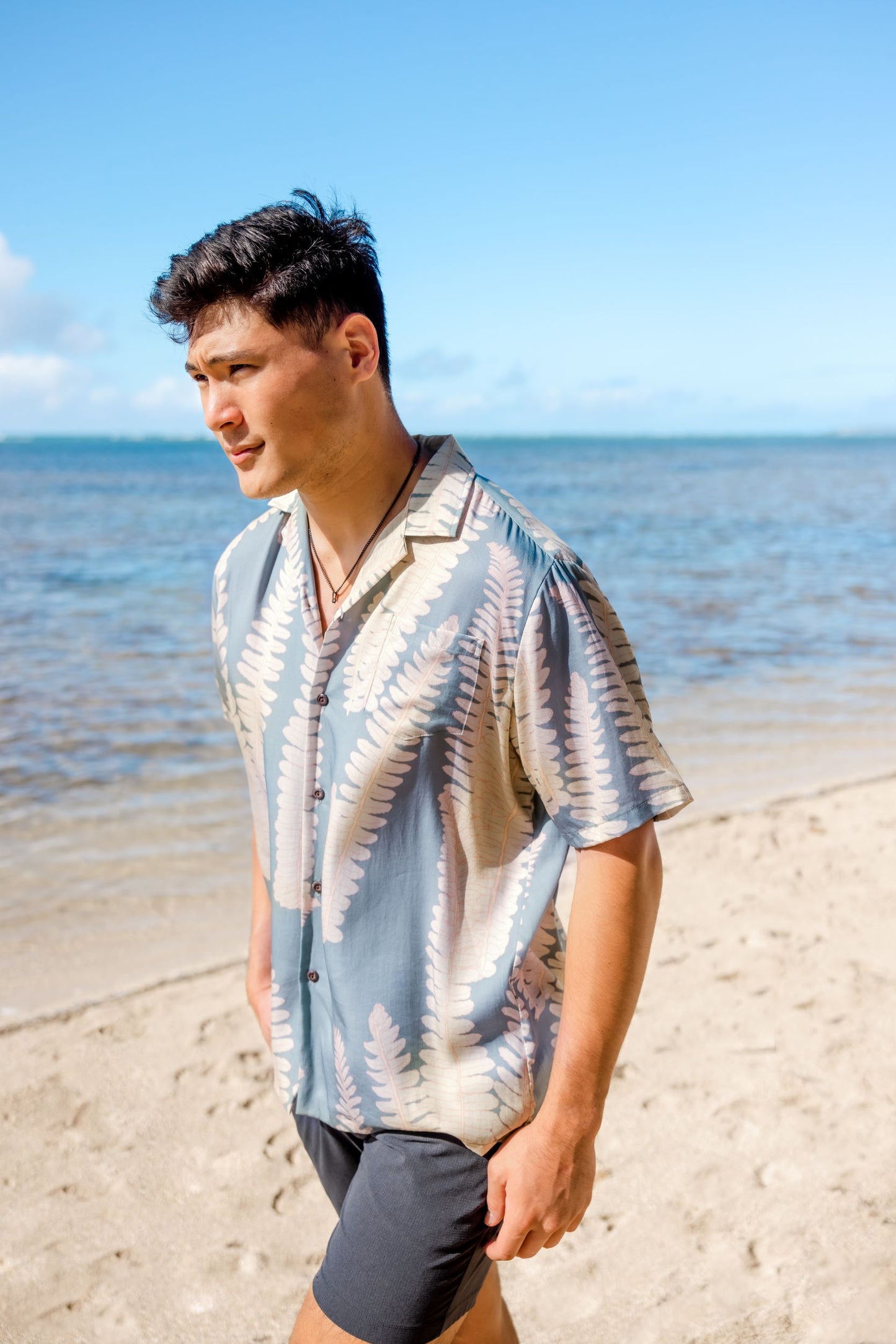 Sword Fern Vintage Cut Button Down Shirt